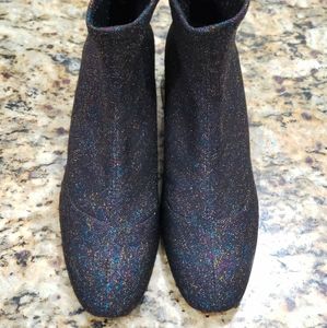 Glitter booties Zara Trafaluc